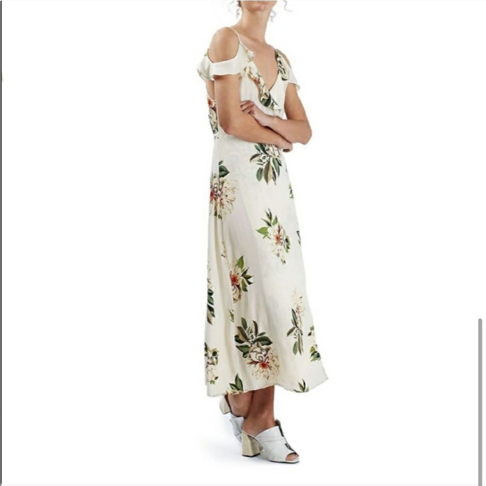 Topshop Floral Print wrap dress - Picture 5 of 6